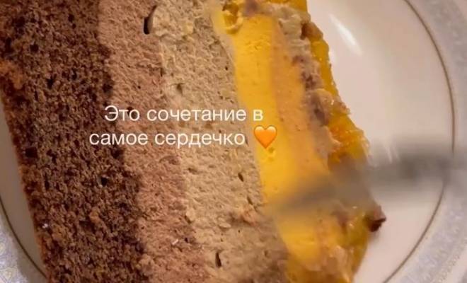 Апельсиновый муссовый торт «Три Шоколада» рецепт