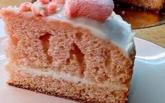 Торт Кисельные берега со сметаной и киселем