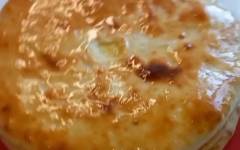Осетинский пирог с картошкой и сыром на дрожжах