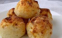 Булочки Шанежки с творогом и яблоками в духовке