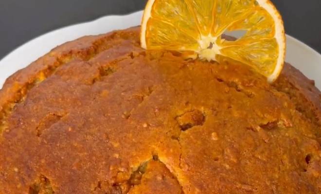 Морковный пирог с апельсином и грецким орехом в духовке рецепт