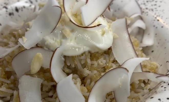 Рисовая каша с кокосом и киноа рецепт