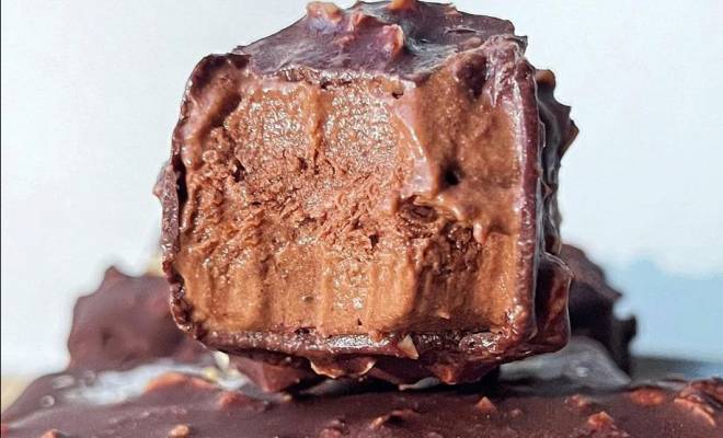 Мороженое «Тёмный шоколад» с кокосовым молоком и финиками рецепт