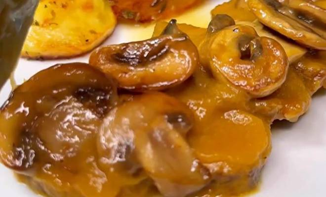Арросто с грибами шампиньонами из говядины / телятины рецепт