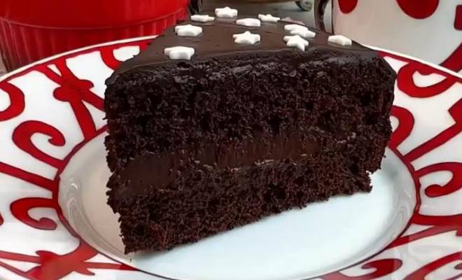Простой шоколадный пирог торт рецепт