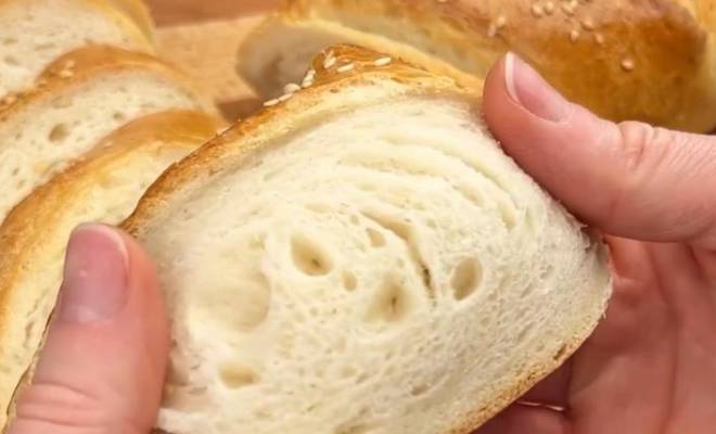Белый хлеб на молоке и дрожжах простой рецепт