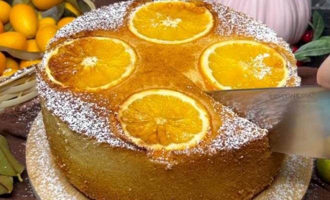 Апельсиновый пирог в духовке рецепт