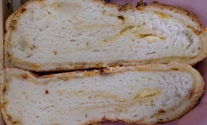 Дрожжевой хлеб на воде с сыром в духовке рецепт