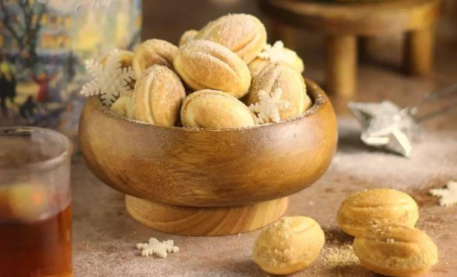 Печенье орешки с вареной сгущенкой в орешнице рецепт