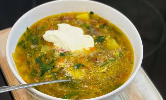 Суп с квашеной капустой и картошкой рецепт