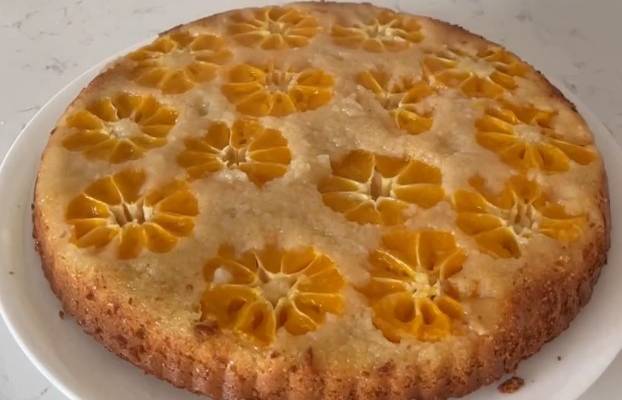 Мандариновый пирог из свежих мандаринов рецепт