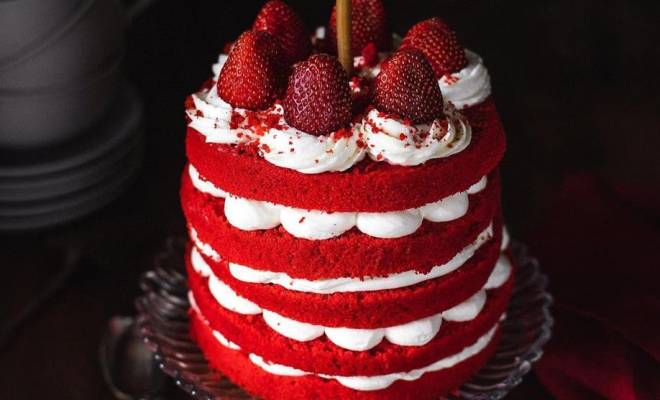 Торт Красный бархат с крем чизом рецепт
