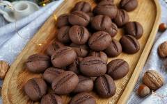 Печенье Кофейные зёрна нежное и рассыпчатое