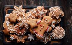 Новогоднее имбирное печенье с медом и корицей