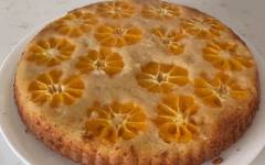 Мандариновый пирог из свежих мандаринов