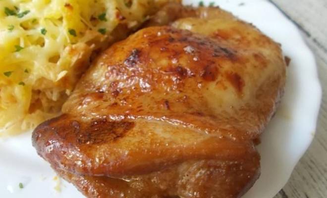 Куриные бедра в духовке «Терияки» рецепт