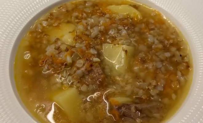 Как варить Гречневый суп с картошкой классический рецепт