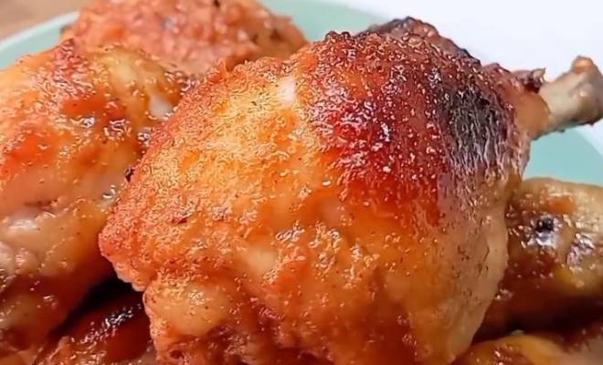 Куриные голени в медово-горчичном маринаде в духовке рецепт