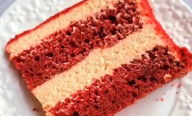Вкуснейший торт красный бархат с крем чизом на сгущенке рецепт