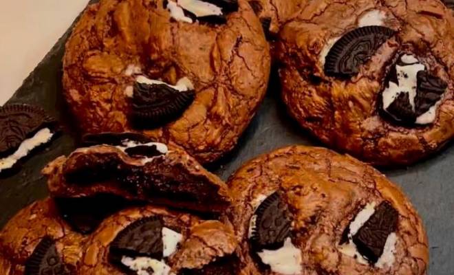 Видео Шоколадное печенье Брауни орео рецепт