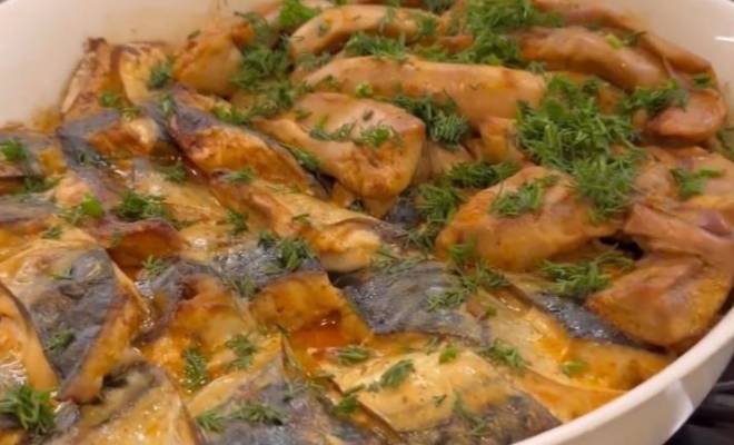 Скумбрия и молоки лососевых рыб запеченные в духовке рецепт