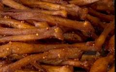 Закуска из куриного филе с соевым соусом в духовке