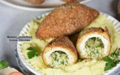 Куриные котлеты с масляно-сырной начинкой