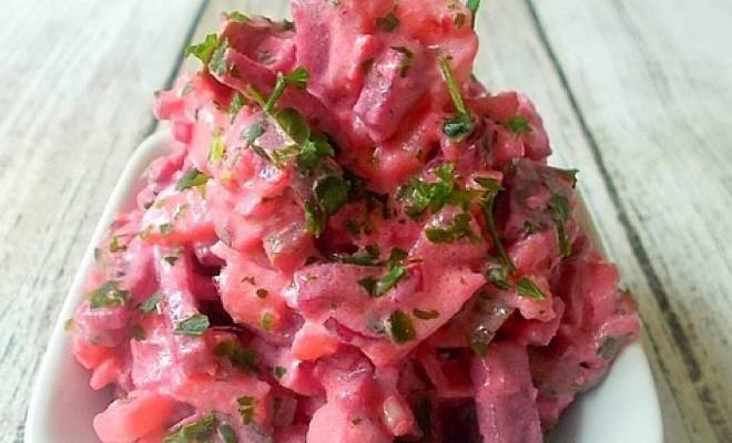 Салат из свеклы с картошкой рецепт