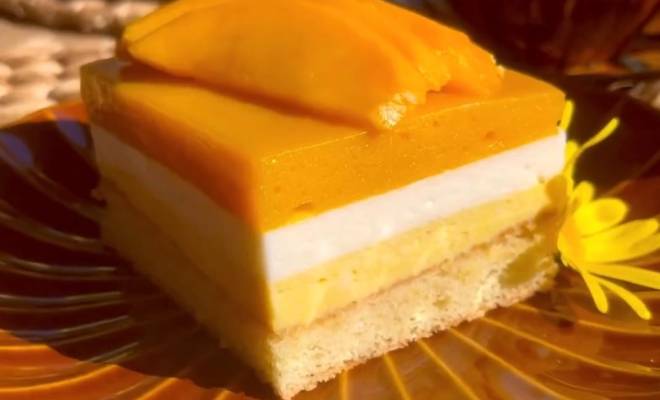 Манговый торт с творожным сыром рецепт