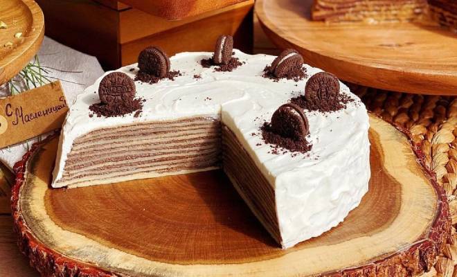 Блинный торт «ОРЕО» рецепт