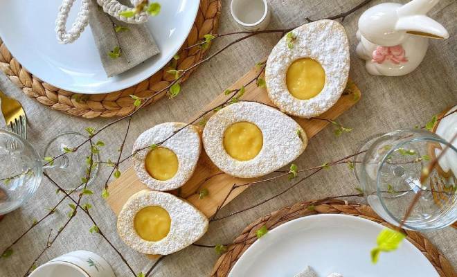 Печенье в виде яйца на пасху рецепт