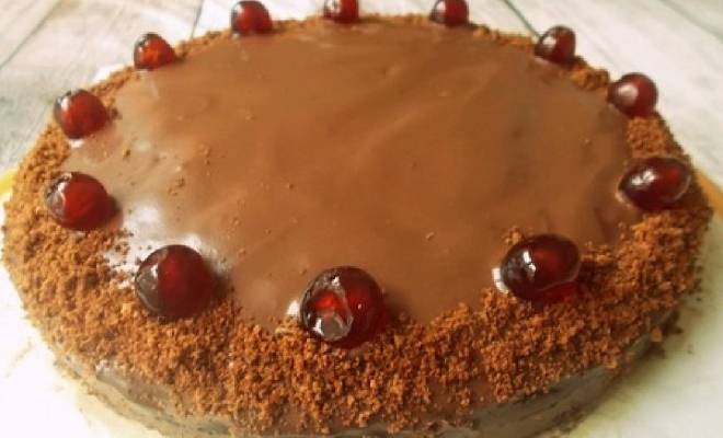 Шоколадный пирог с изюмом рецепт