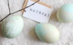Как покрасить яйца в пастельные тона на пасху