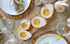Печенье в виде яйца на пасху