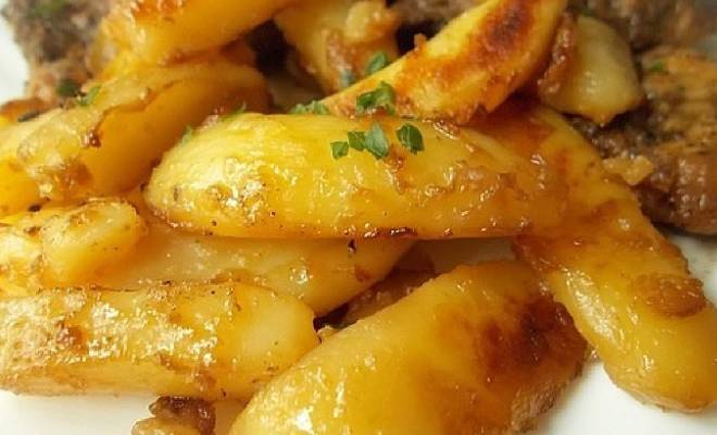 Картошка с чесноком и соевым соусом рецепт