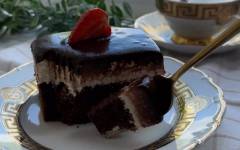 Домашний торт эскимо шоколадный
