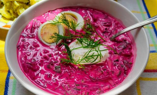 Холодник холодный суп по-белорусски рецепт