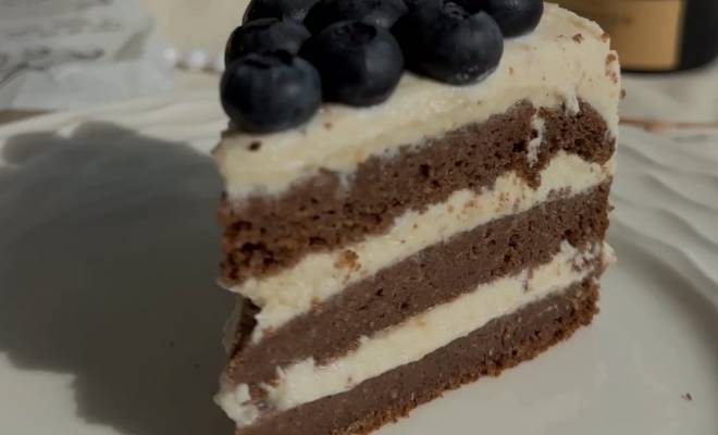 Бисквитный торт черёмуховый рецепт