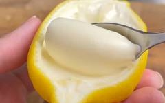 Лимонный заварной крем для десертов