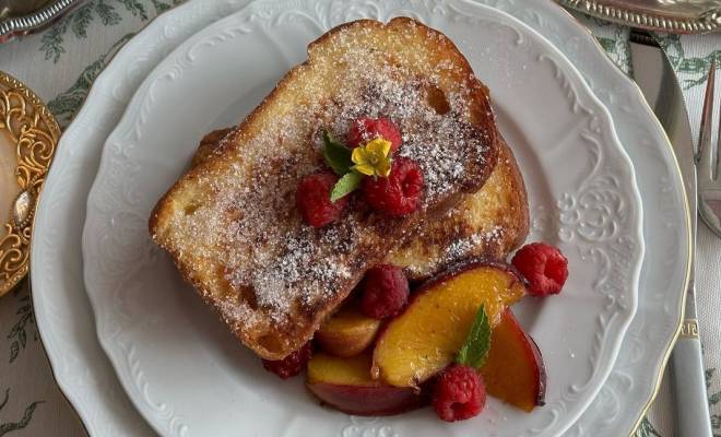 Французские тосты сладкие на завтрак рецепт