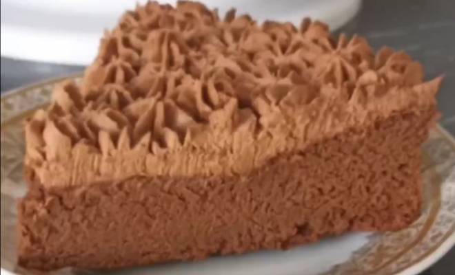 Шоколадный пирог легко с кремом рецепт