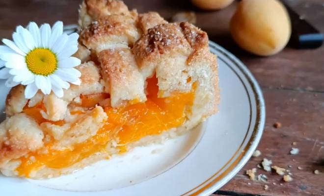 Пирог с абрикосами в духовке рецепт