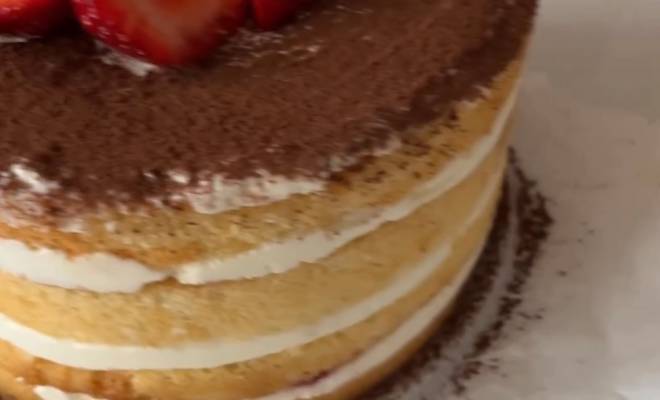 Видео Клубничный торт тирамису рецепт