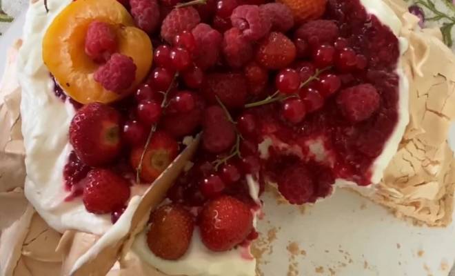 Анна Павлова десерт с малиной рецепт