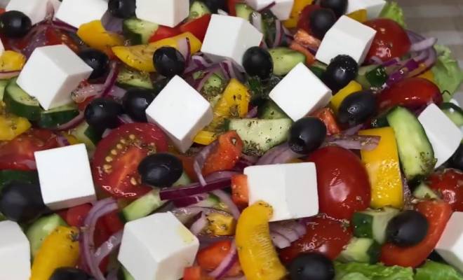 Греческий салат: рецепт классический в домашних условиях