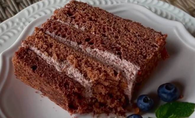 Шоколадно сметанный торт рецепт