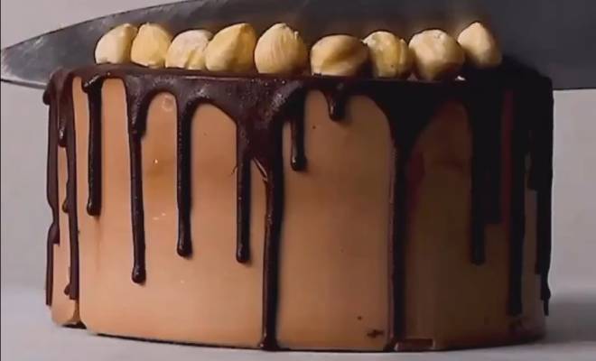 Торт шоколадный бейлис с хрустящим слоем и фундучным пралине рецепт