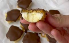 Простые конфеты Банан Арахисовая паста Шоколад