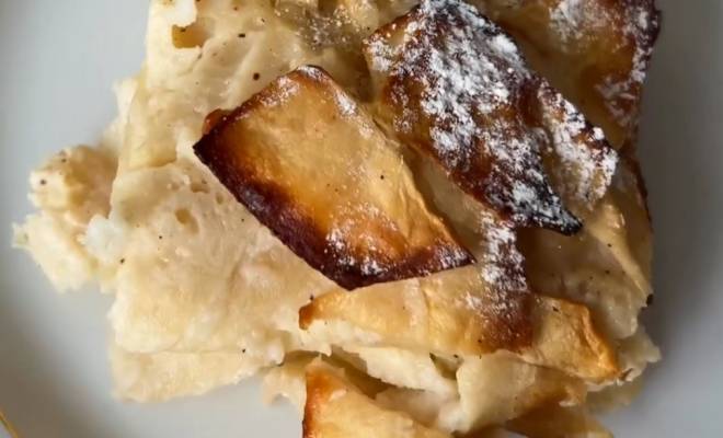 Нежный яблочный пирог «Невидимка» рецепт
