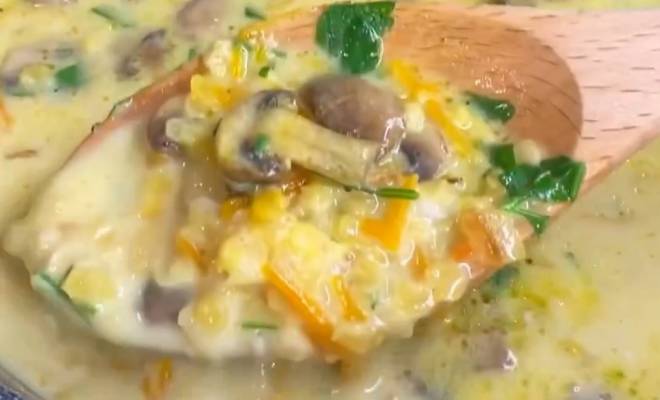 Чечевичный суп с грибами рецепт